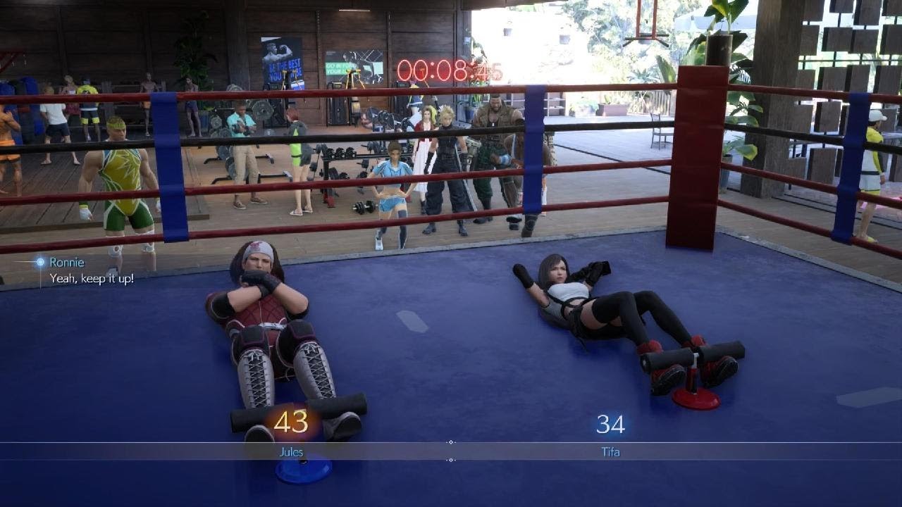 FINAL FANTASY VII REBIRTH : Tifa vs Jules at gym!