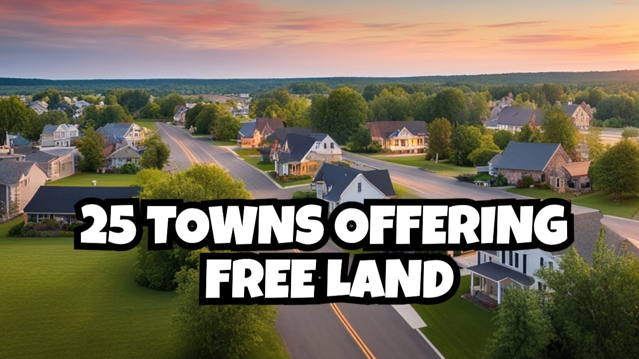 Discover 25 American Towns That Offer Free Land