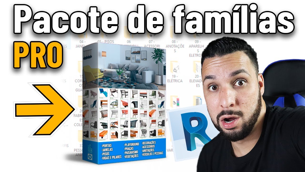 A MAIOR E MELHOR  BIBLIOTECA DE FAMÍLIAS PARA REVIT DA INTERNET