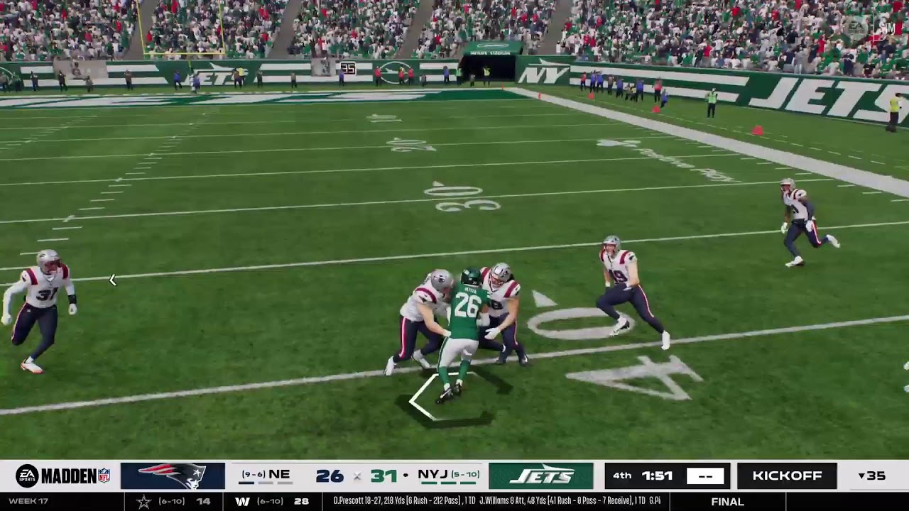 Patriots 🆚 Jets