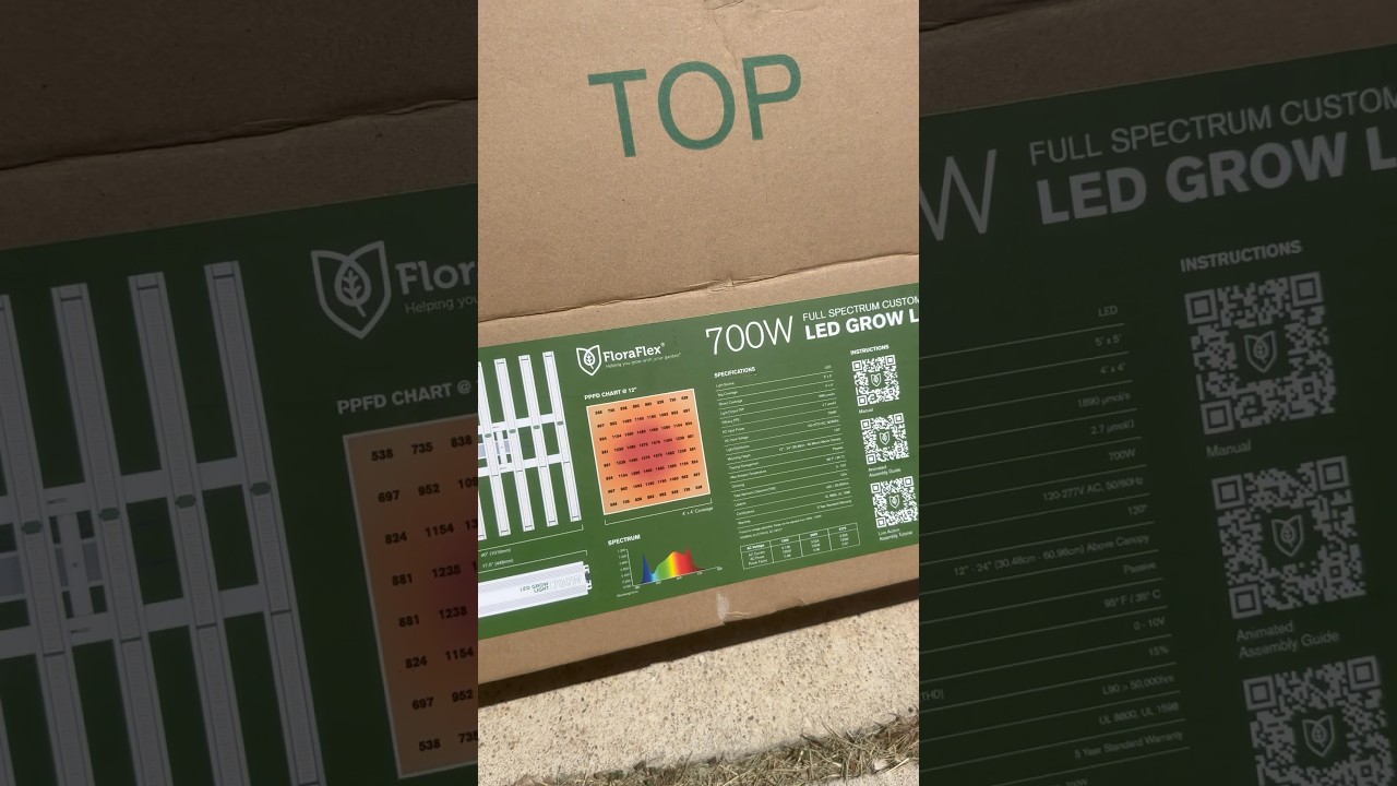This Grow Light Changed Everything  💡 #indoorgrowing #grow #floraflex #gardening #garden #tips