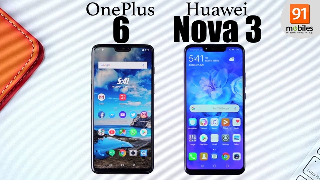 Huawei Nova 3 vs OnePlus 6: Comparison [Hindi हिन्दी]