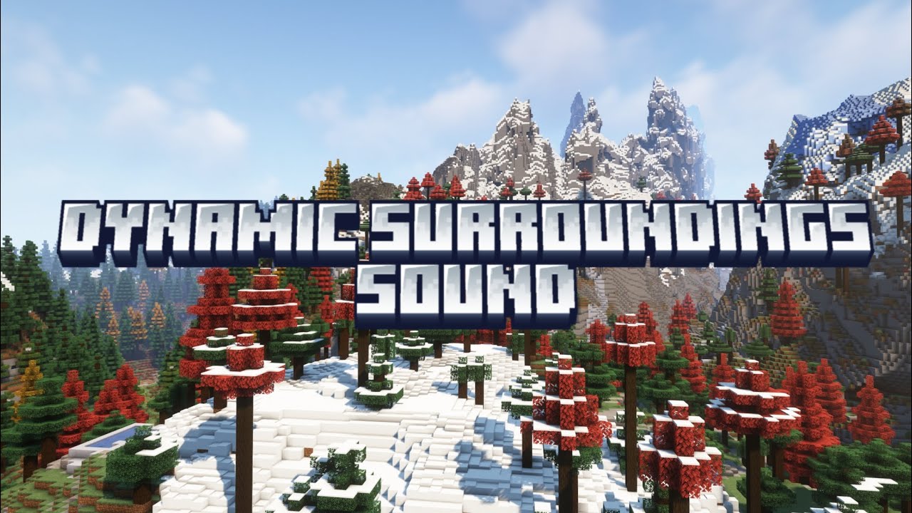 🔊 Dynamic Surroundings Sound Add-on Minecraft Bedrock 1.21+