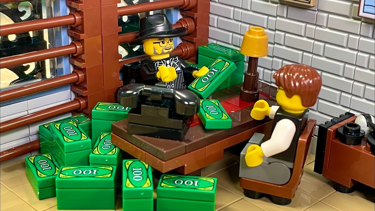 Geldf&auml;lscher-Bank - Bau einer Lego Stadt Teil 246
