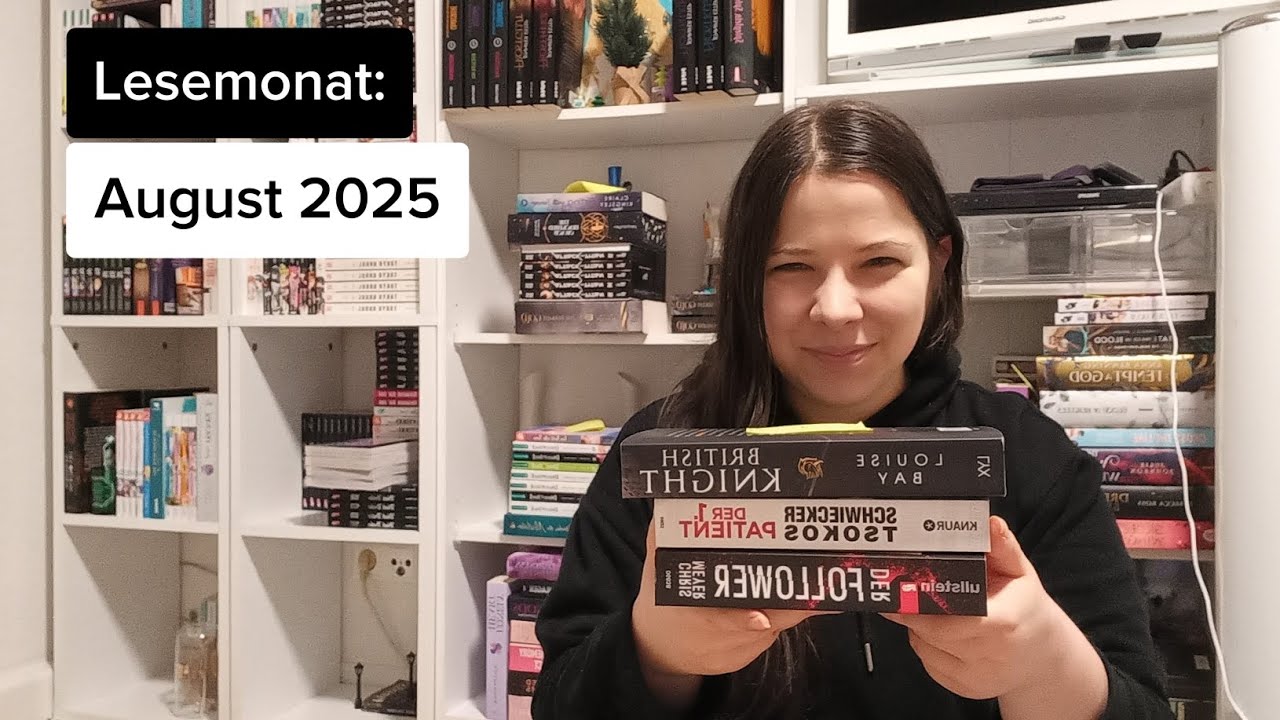 Lesemonat: August 2025| Wie Zufrieden kann man mit wenig gelesenen Büchern sein? 🤔 | 4 Bücher