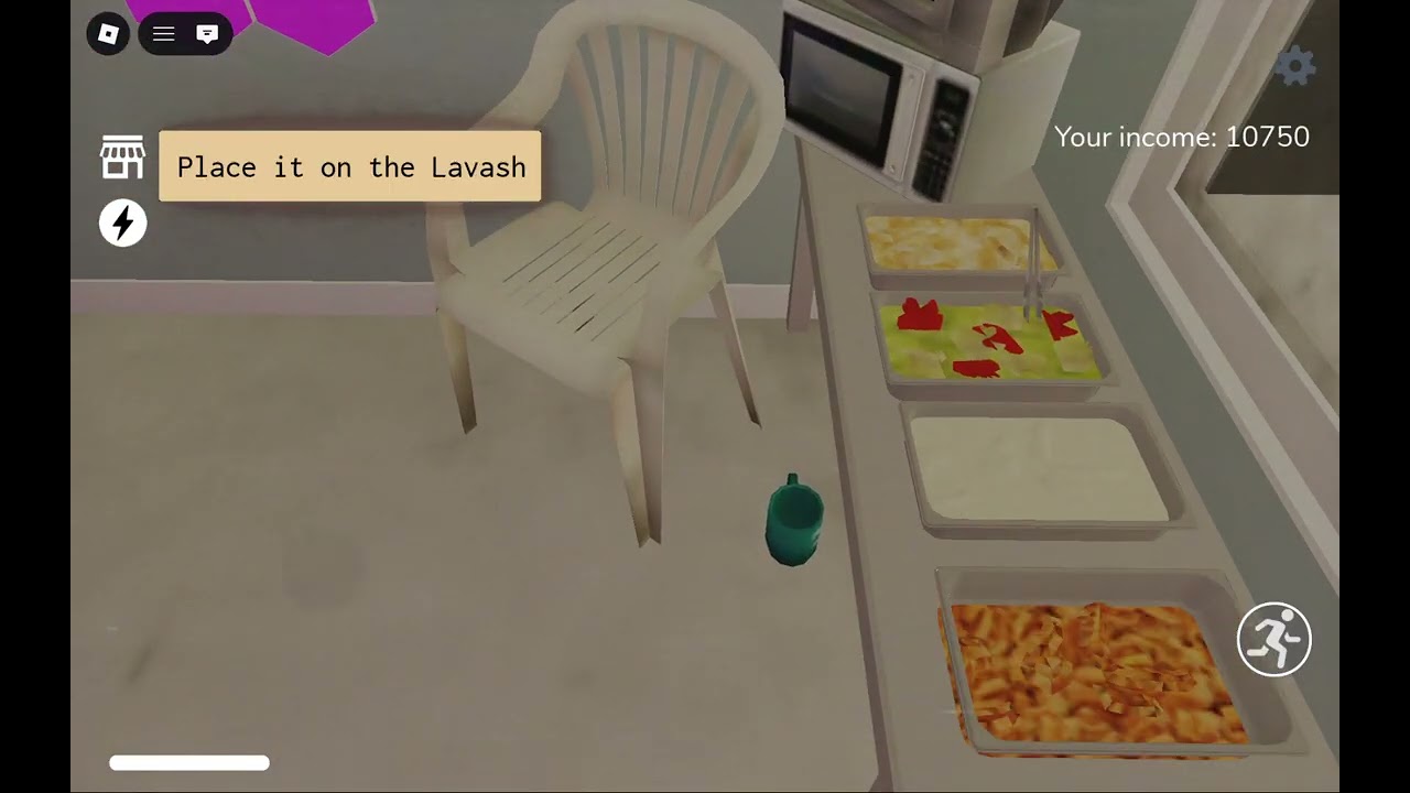 Playing shawarma kiosk on my own