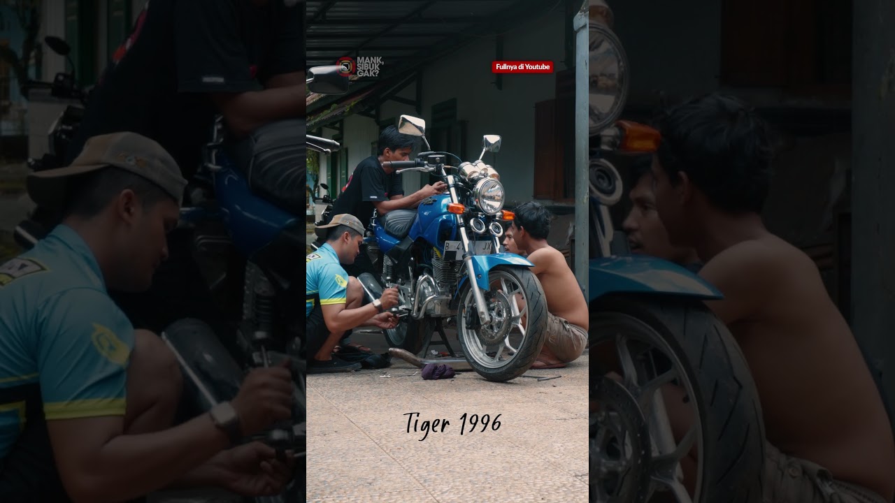 HONDA TIGER 1996, style OEM-OEM aja🔥 #hondatiger #tiger2000 #tigerlawas #supercruiser #cbr400