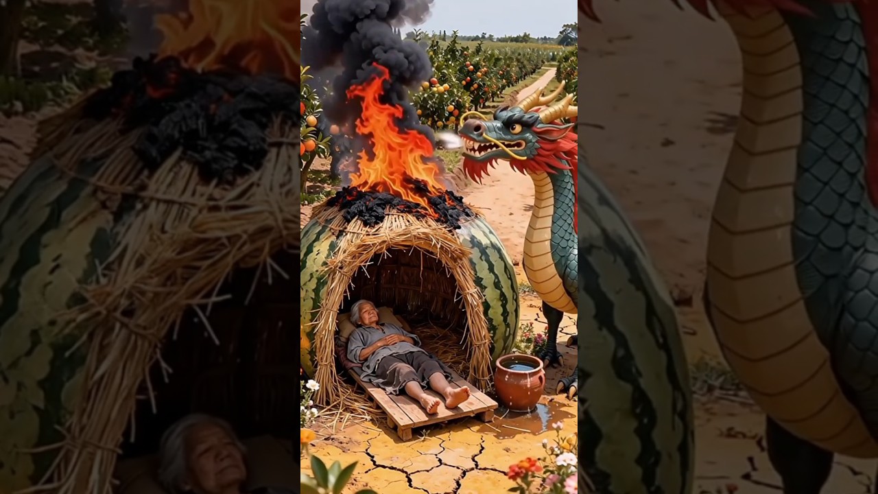 The dragon blew out  the fire 🐲 