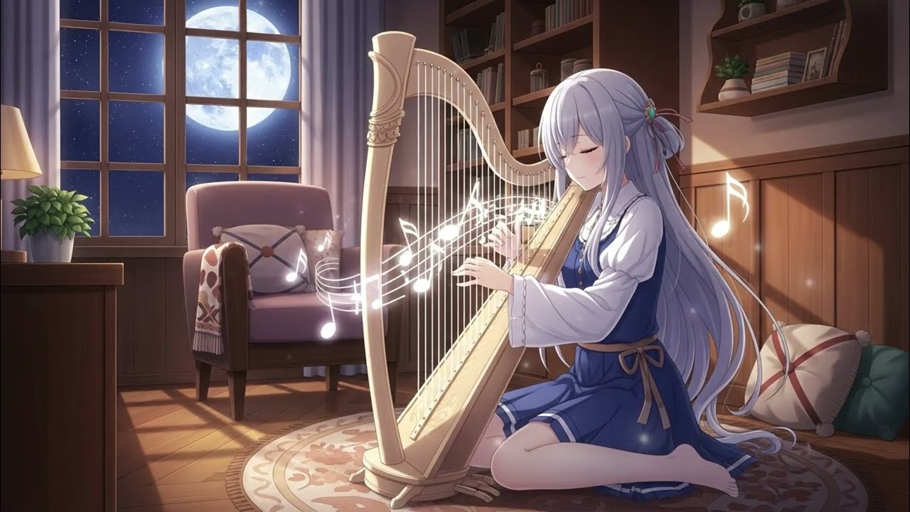 A Calm Melody Under Warm Evening Lights | Relaxing Japanese Music | Relief, Study, Deep Sleep Music