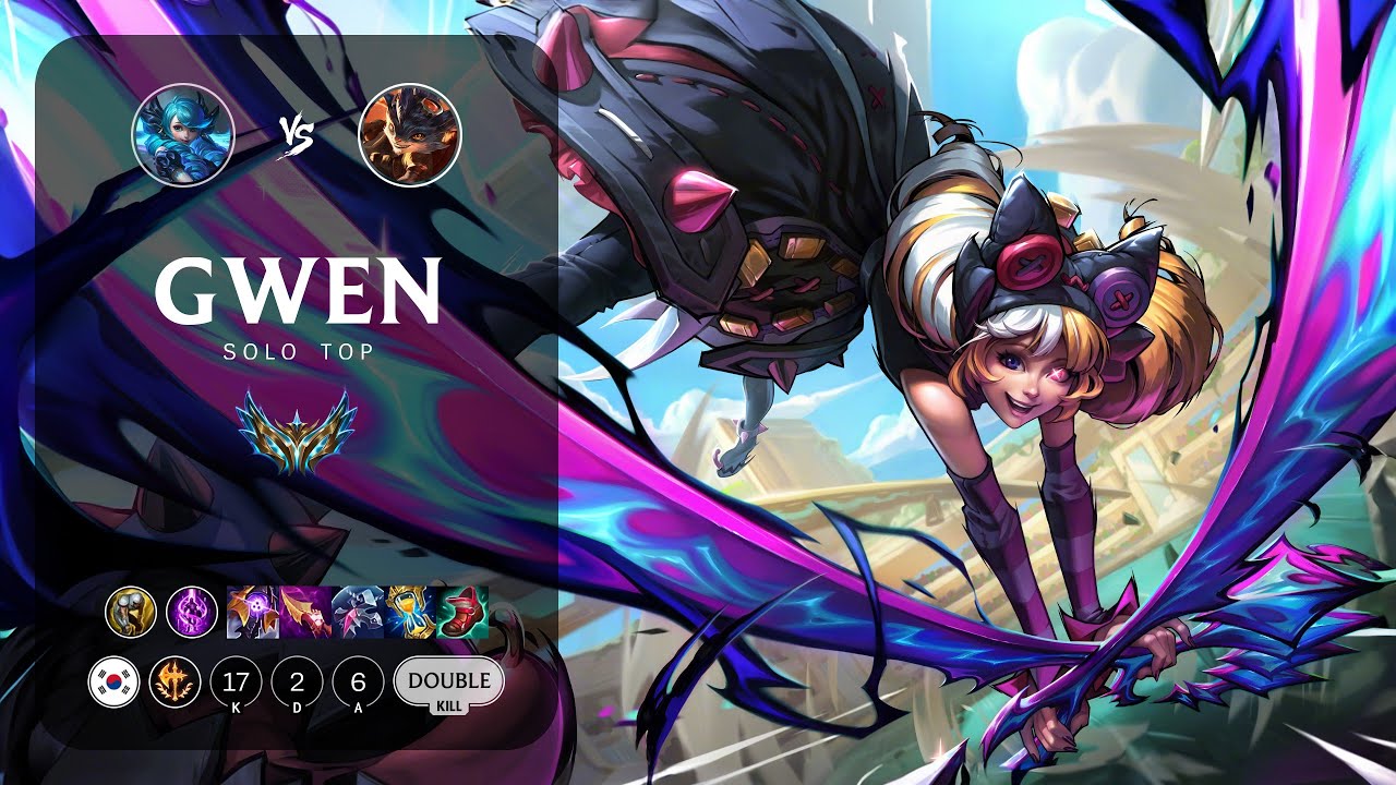 Gwen Top vs Rumble - KR Challenger Patch 14.6