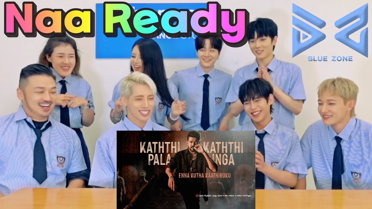 K-pop idol's reaction to the passionate Tamil MV🔥LEO - Naa Ready✨@Bz_Boys(청공소년)