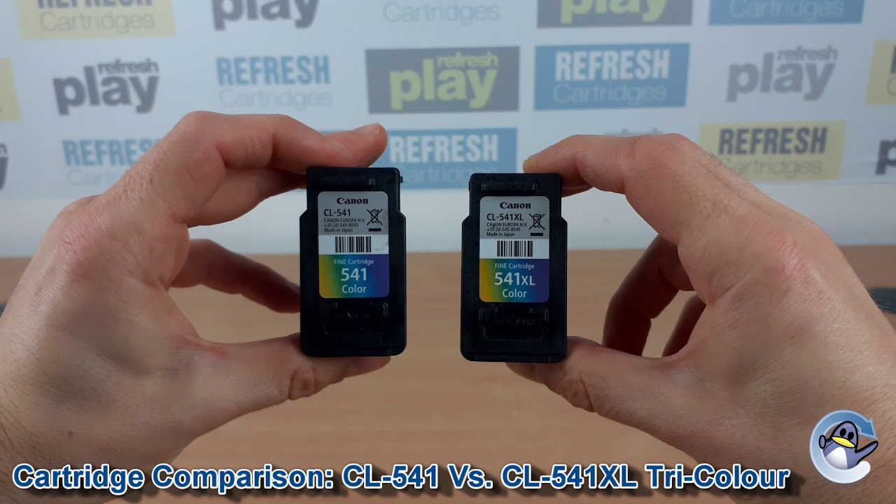 Cartridge Comparison: Canon CL-541 Vs. CL-541XL Tri-Colour Ink