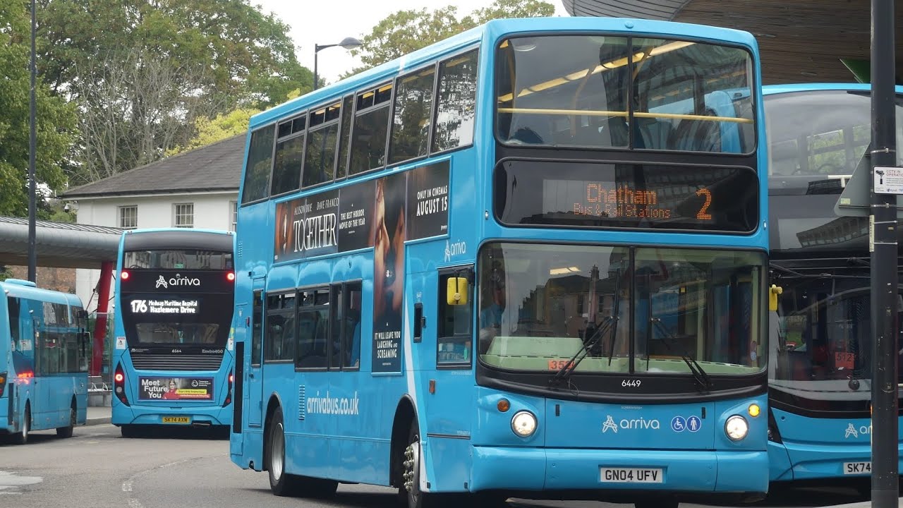Onboard Arriva 6449 - Volvo B7TL Alexander ALX400 - Route 2 - (GN04 UFV)