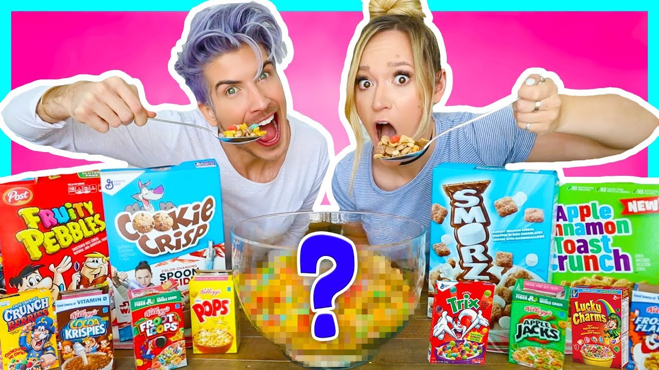 MIXING EVERY FLAVOR OF CEREAL TOGETHER!