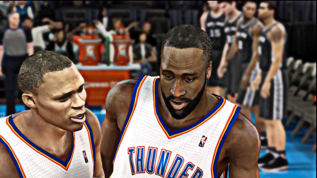 NBA 2K12 Online Match: Western Conference Finals | Crazygirl84 vs AiiRxJONES Feat. Spurs vs Thunder