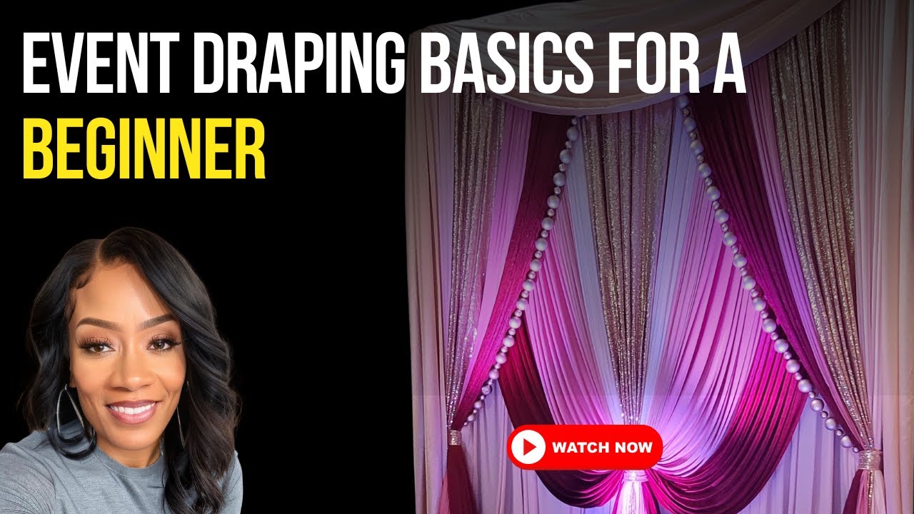 Premium Draping Basics for Beginners / Fabric curtain panels / | Members Only