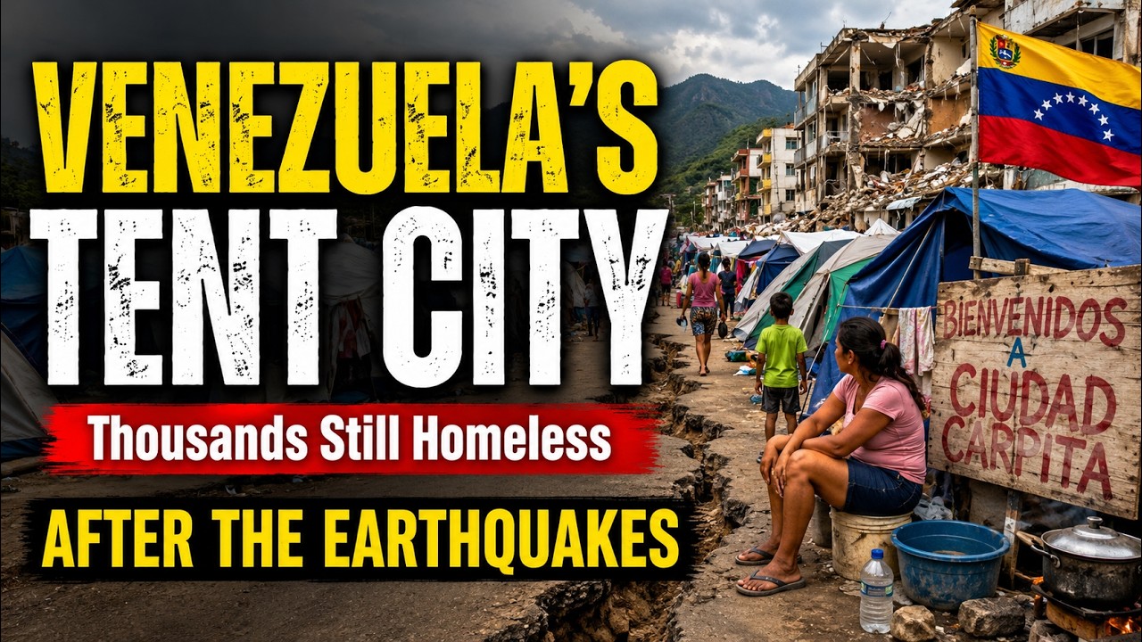 Venezuela's Earthquake Survivors Live in 'Tent City' | Thousands Still Homeless After Disaster