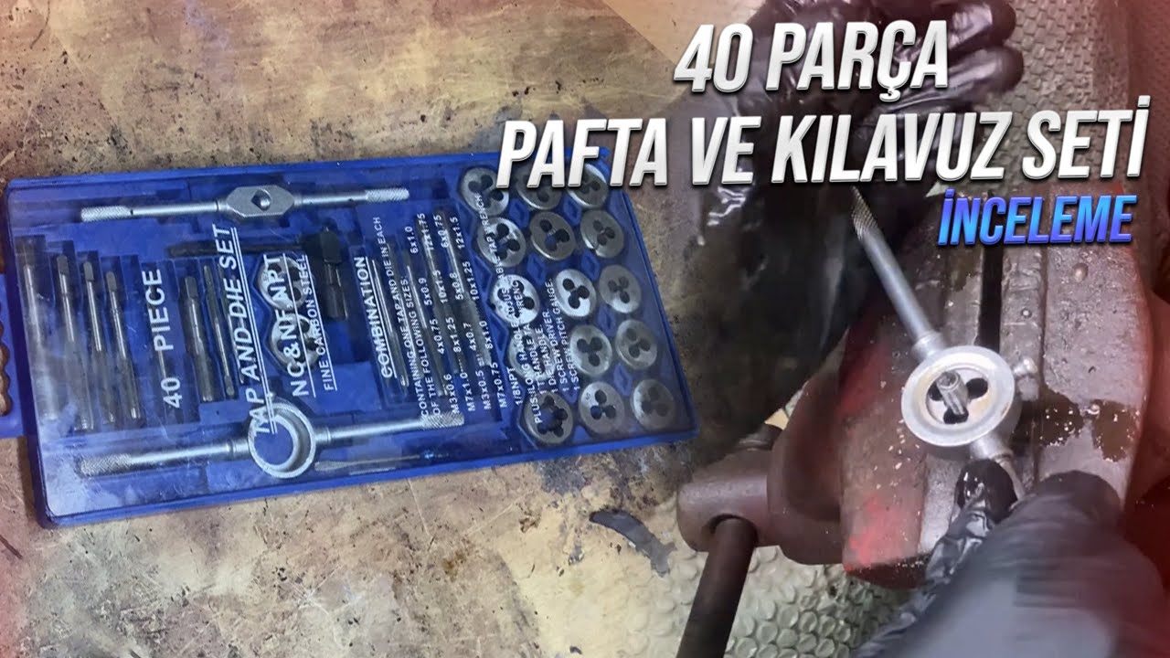 40 Parça Pafta ve Kılavuz Seti İnceleme | Kullanım Performansı