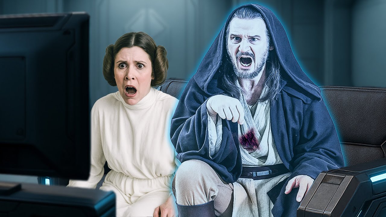 Qui Gon Learns Alderaan's fate