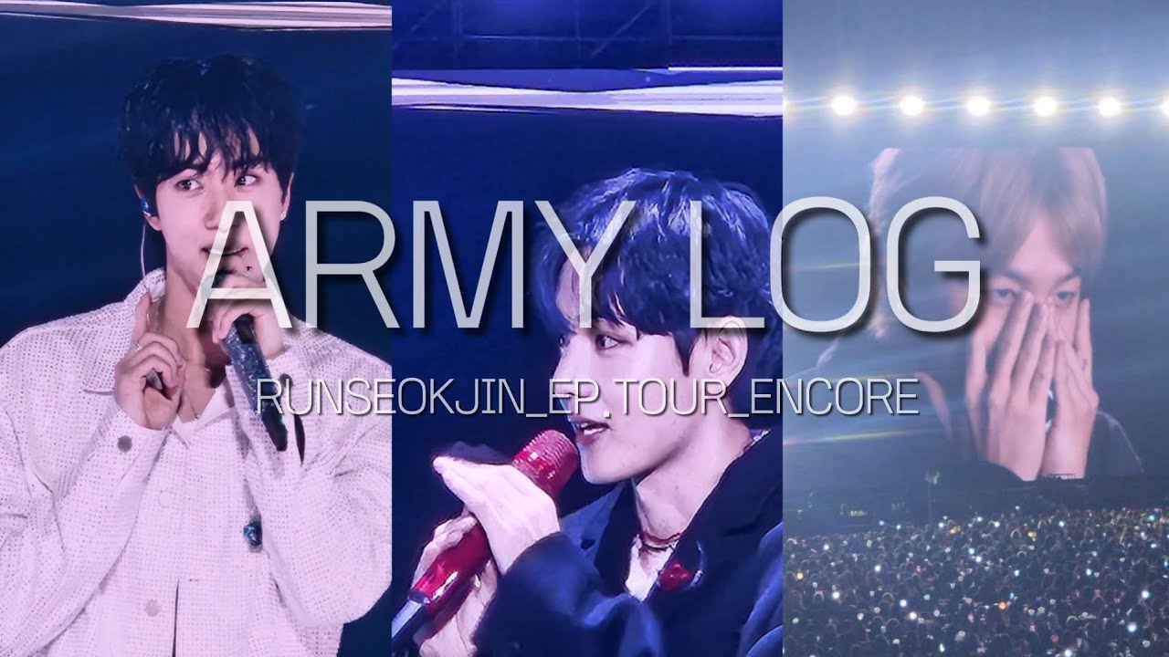 [아미로그] 내 인생 첫 콘서트가 방탄?! | 달려라 석진 앙콘 브이로그 | RUN SEOKJIN _EP. TOUR_ENCORE