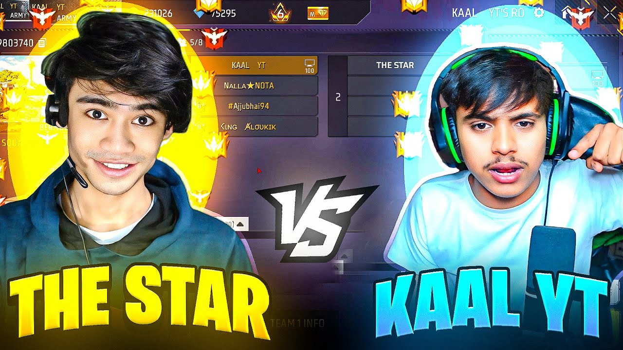 THE STAR VS KAAL YT GIVEAWAY CHALLENGE || THE STAR #thestar #freefire #kaalyt