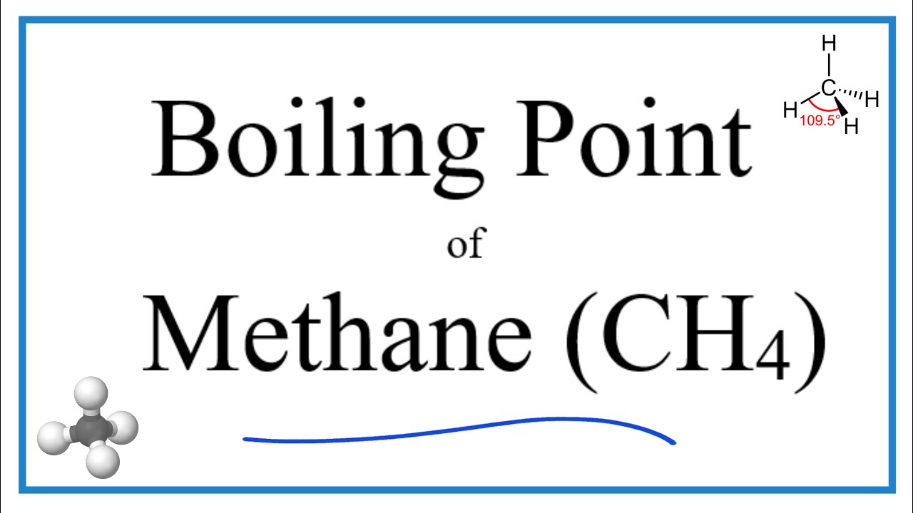 Boiling Point of Methane (CH4)