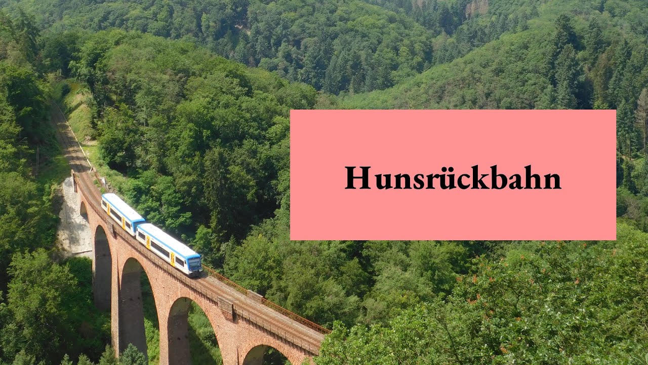 Mit dem Zug von Boppard nach Emmelshausen (Hunsrückbahn)