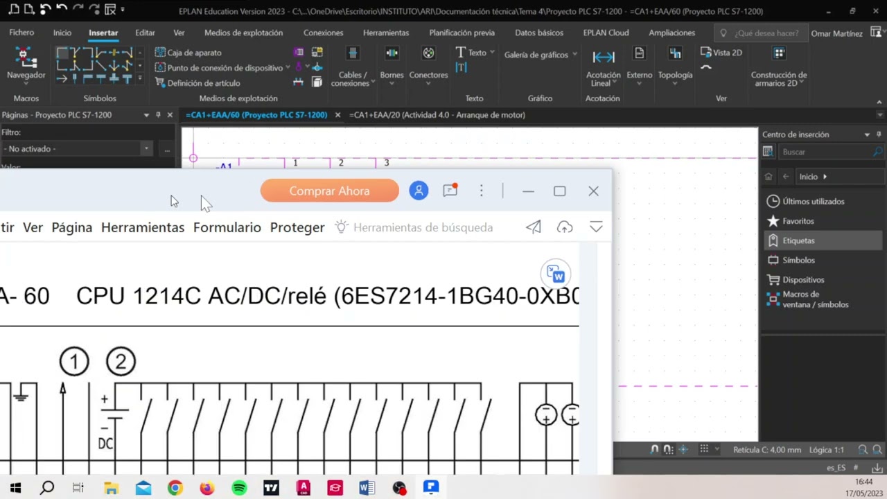 Creación de cajas de PLC en ePlan