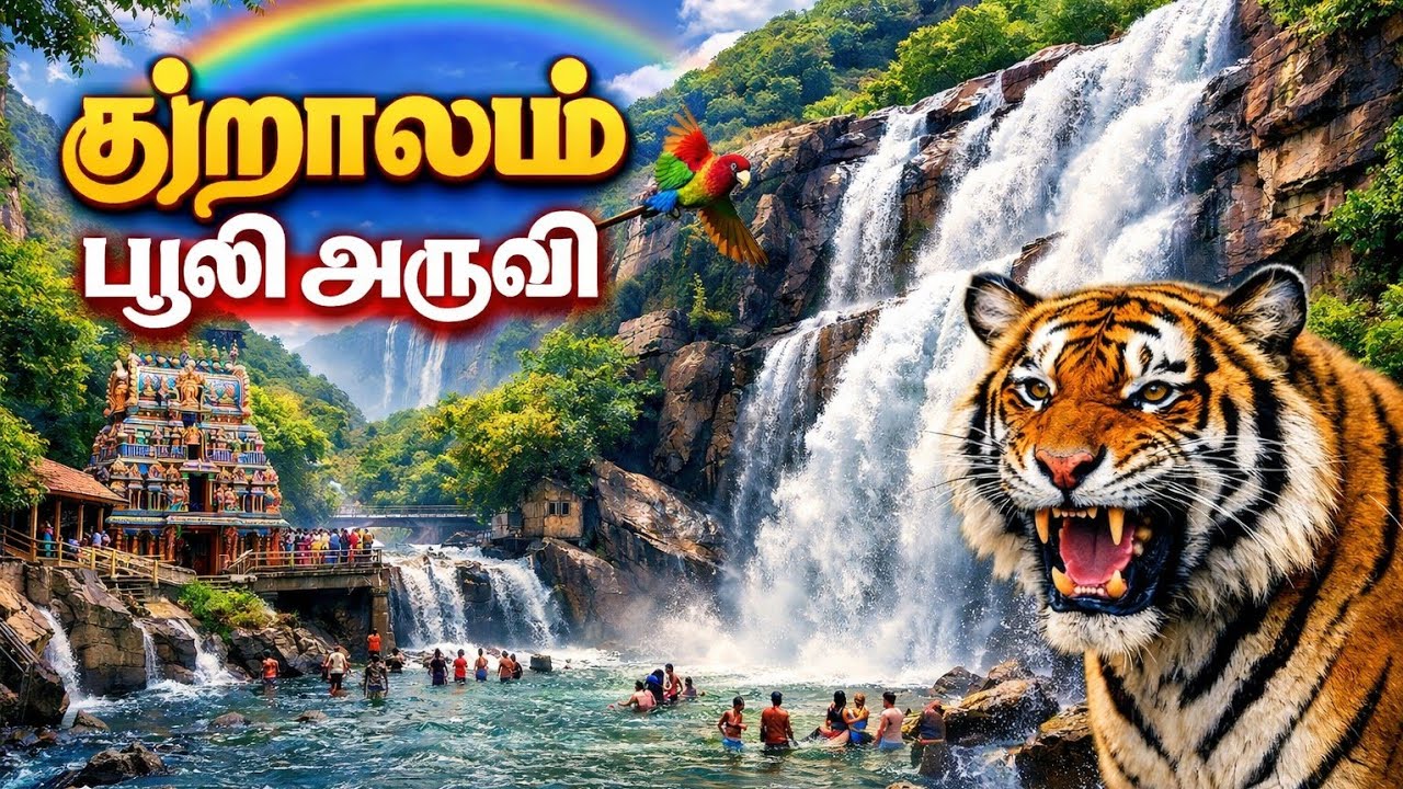 குற்றாலம் புலி அருவி முழு பயணம் | Courtallam Puli Aruvi Falls