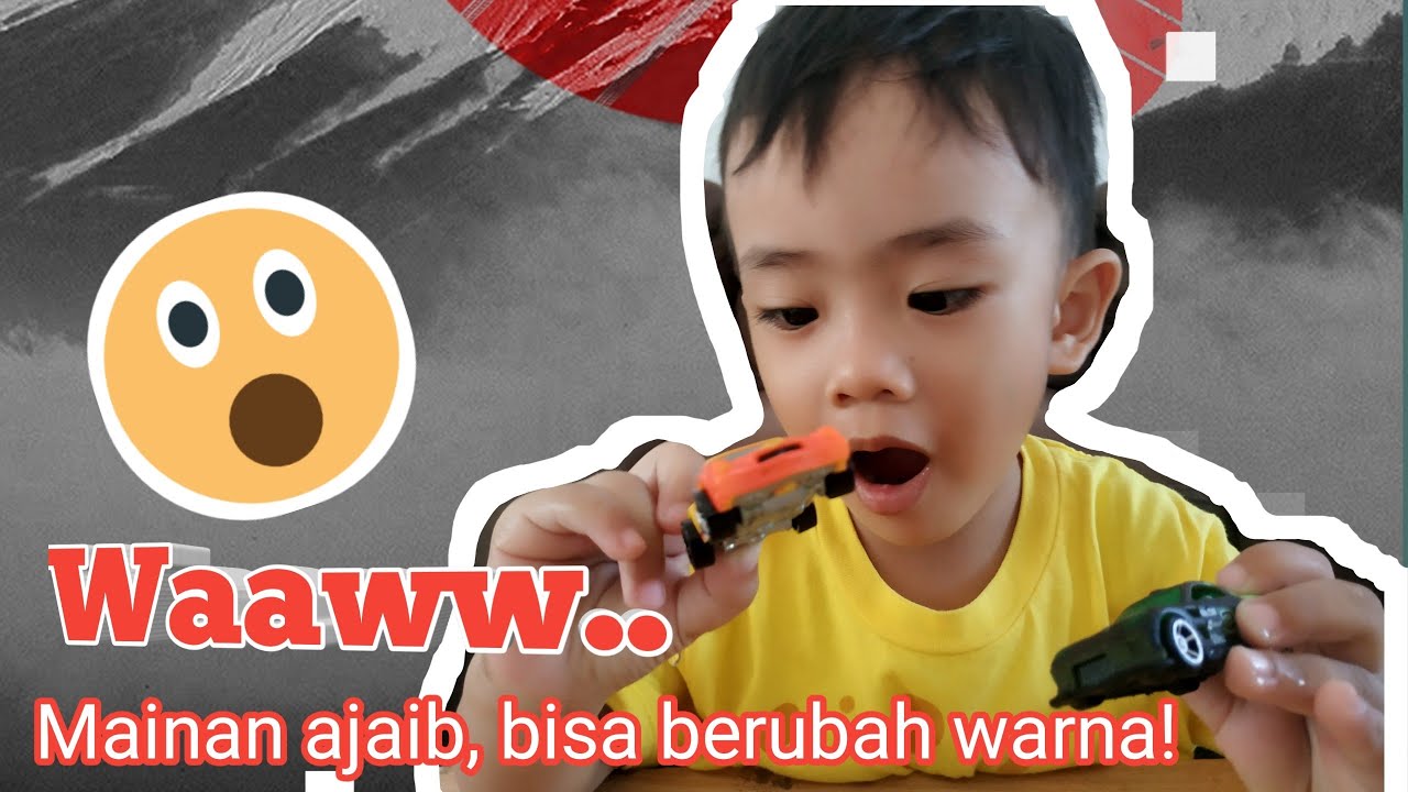 Unboxing mainan ajaib! Hotwheels color shifters.