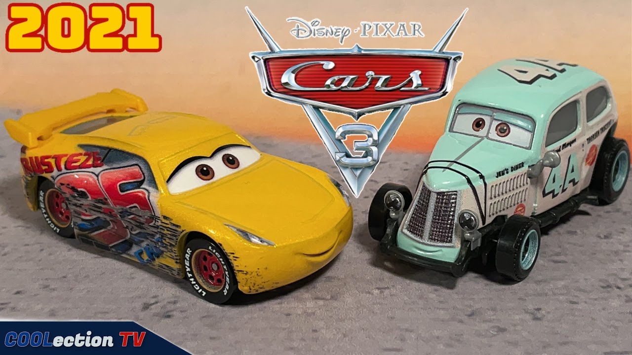 Floyd Morgan & Track Damage Cruz New Disney Cars Mattel 2021