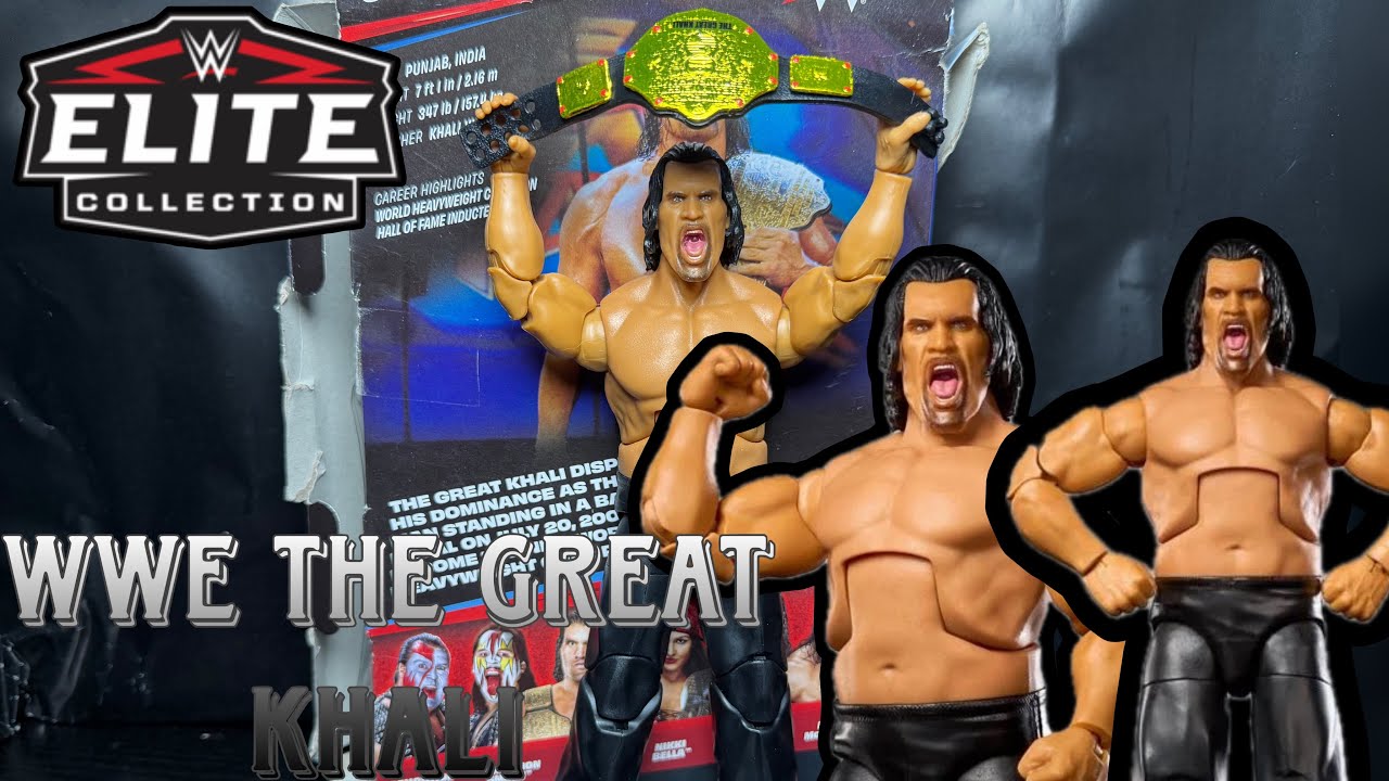 WWE The Great Khali Elite Series 123 Unboxing & Review