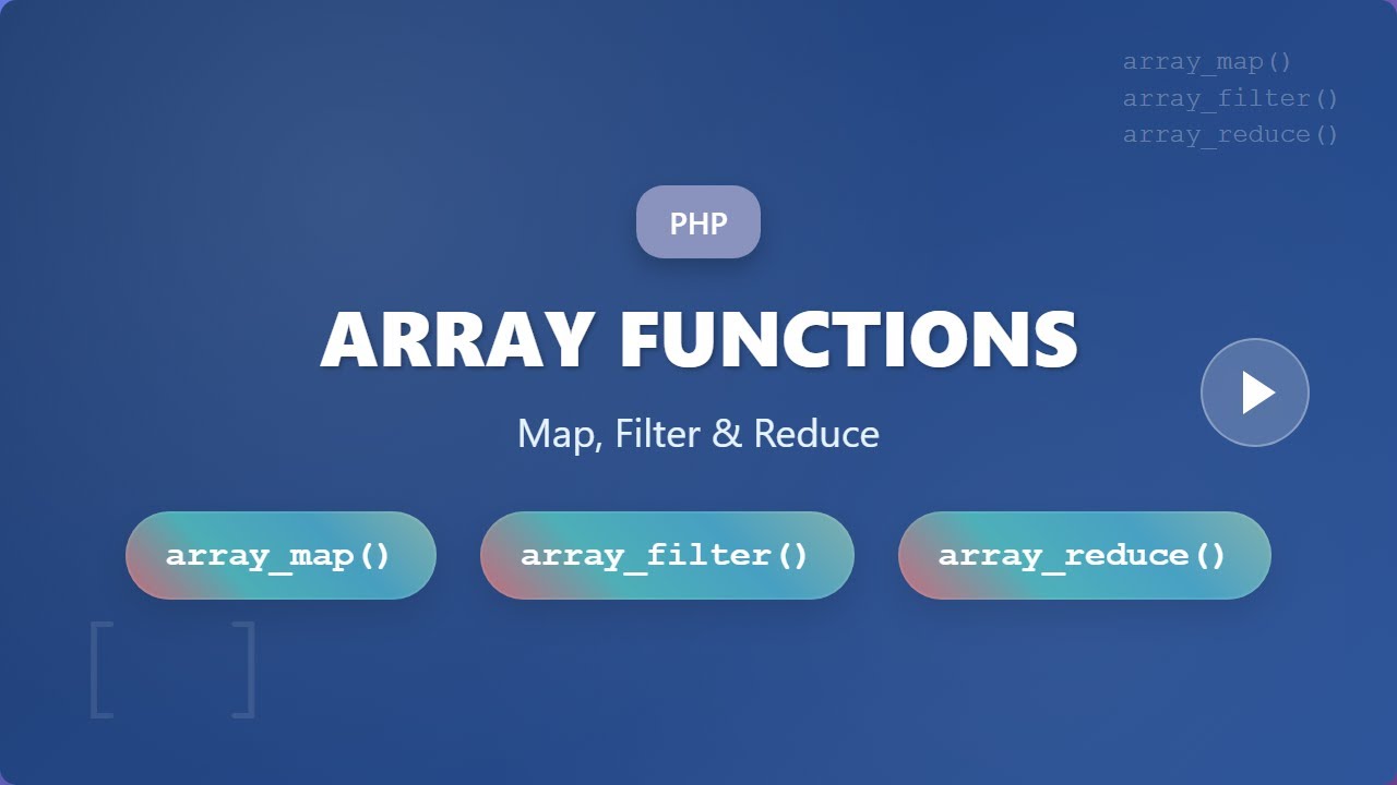 Функции массивов PHP: Map, Filter и Reduce — объяснено для начинающих!