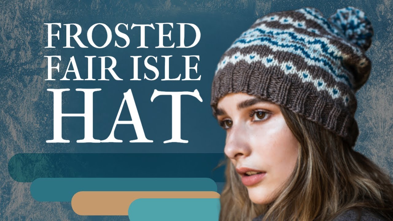 Шапка для взрослых Frosted Knit Fair Isle