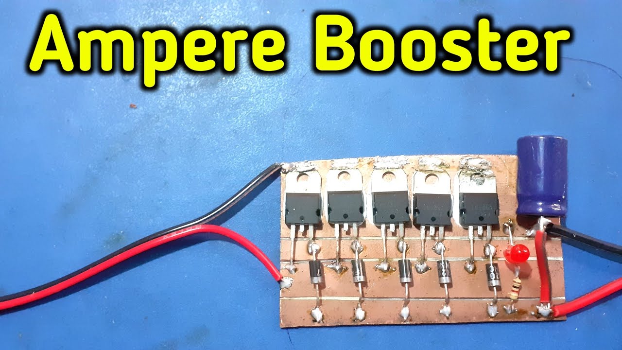 How to Ampere Boost || 7805 ic Ampere increase || Ampere कैसे बढ़ाए || Electronics verma