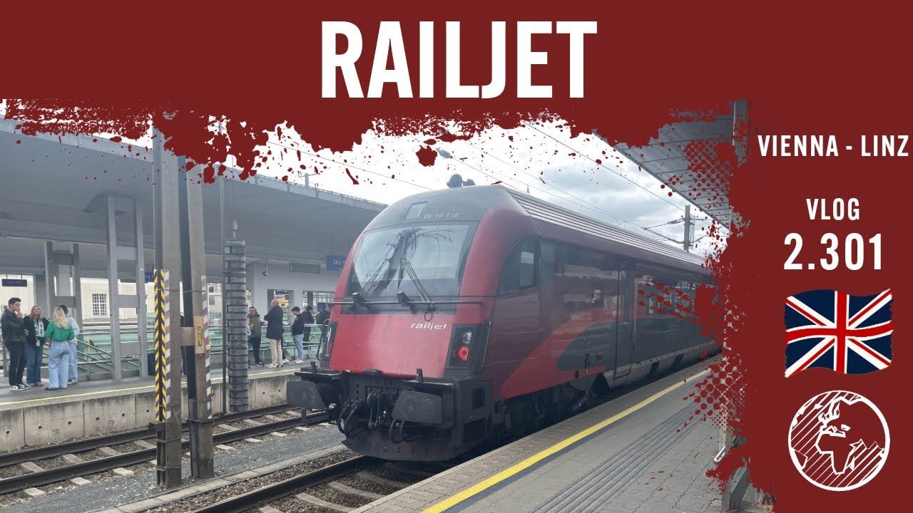 In the Railjet Bistro on the old Westbahn | TripReport | Vlog 2.301