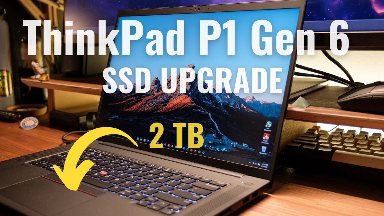 Обновление SSD-накопителя ThinkPad P1 Gen 6