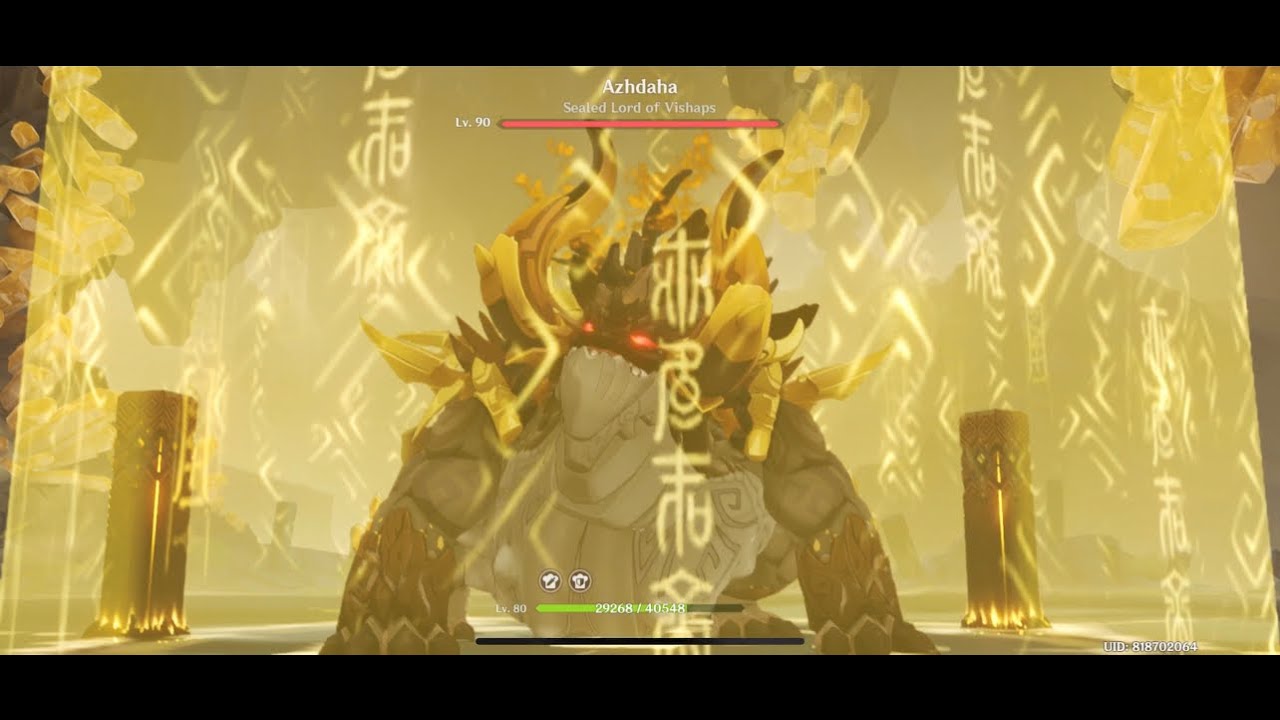 Genshin Impact - Azhdaha Boss Fight