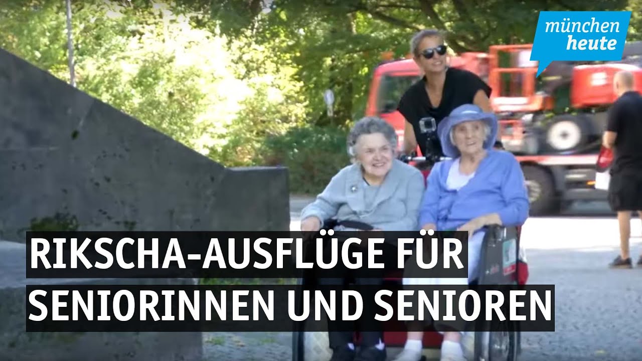 Radeln ohne Alter: Rikscha-Ausflüge für Münchner Seniorinnen und Senioren