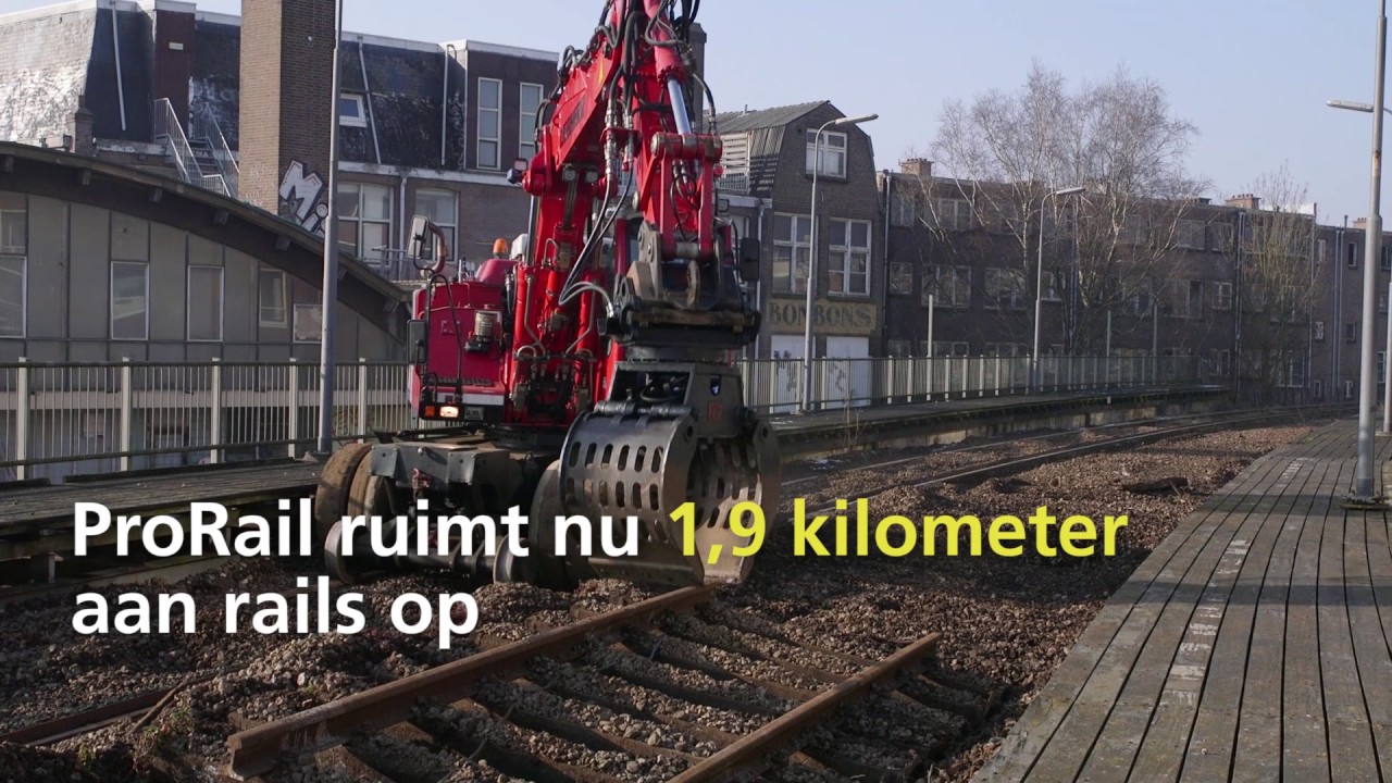 Werkzaamheden aan de Hofbogen Rotterdam