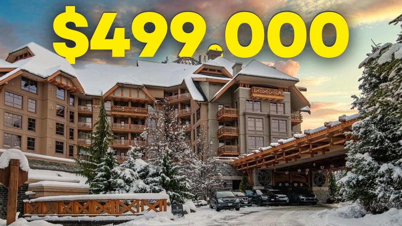 INSIDE a Four Seasons Whistler LUXURY KING Studio Condo at Blackcomb in Whistler, BC!
