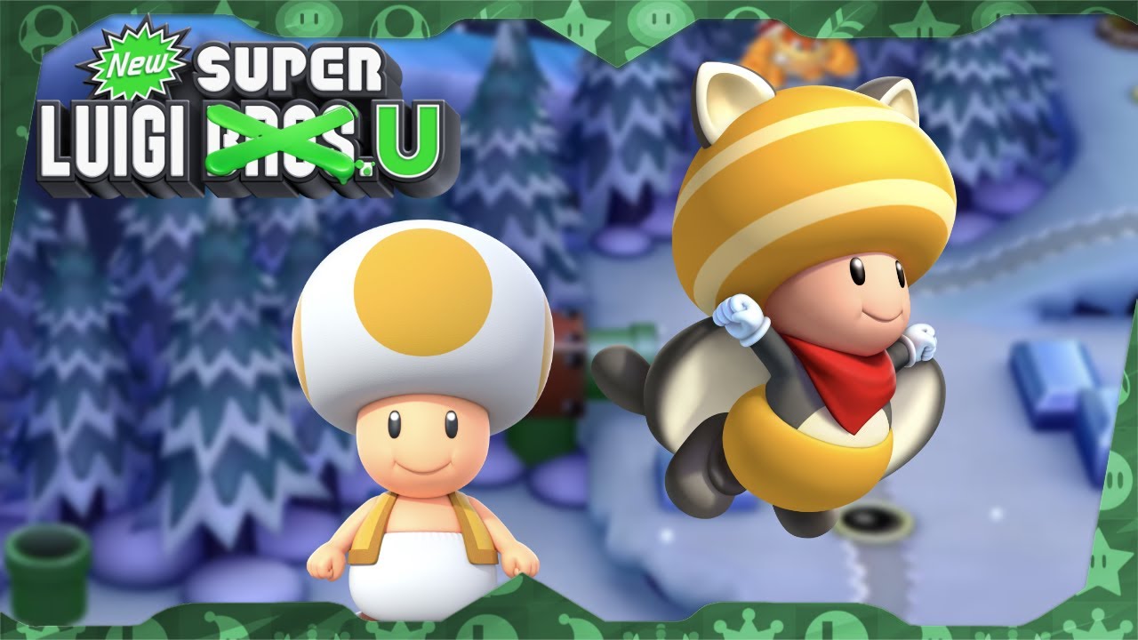 New Super Luigi U Deluxe ᴴᴰ | World 4 (All Star Coins) Solo Toad