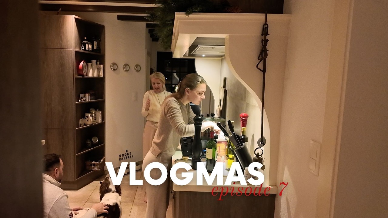 Préparatifs de Noël à la campagne, On a beaucoup ri… et presque craqué