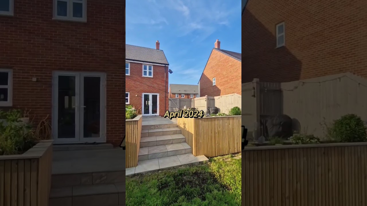 ‼️ GARDEN TRANSFORMATION ‼️ #gardenuk #gardentransformation #diy  #newbuilduk #renovation