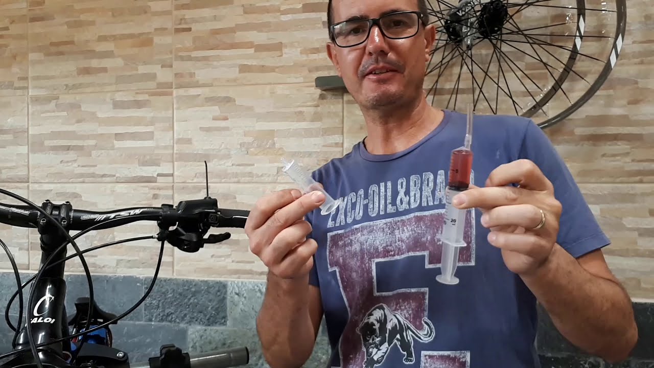 como sangrar freio hidráulico da bike.