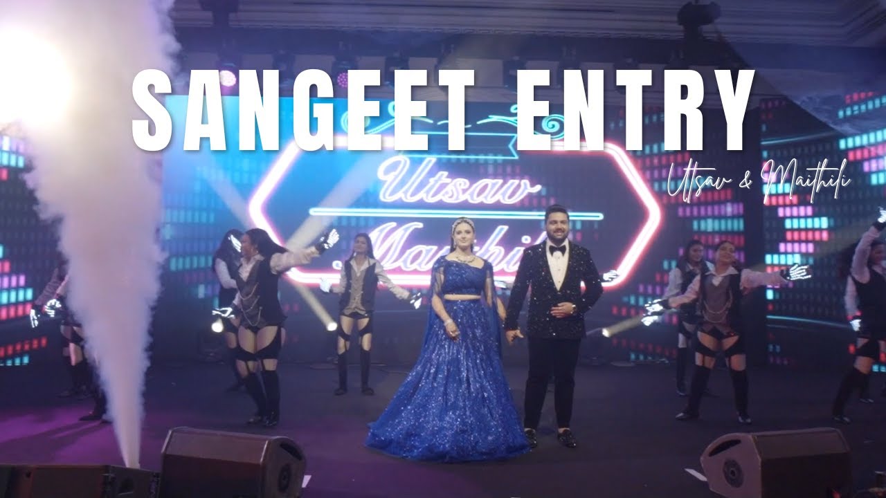 Sangeet Celebration of Utsav & Maithili l Wedding Planner l Indian Wedding l Events