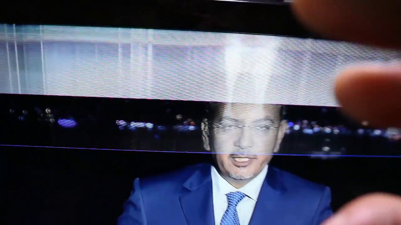 إصلاح بانل سامسونج صورة مزدوجة من الأعلى  samsung LE32C450E1W panel 320AP08S4LV0.3 double image fix