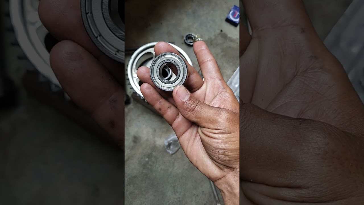 Troca de rolamento da coroa CG 150 & 160