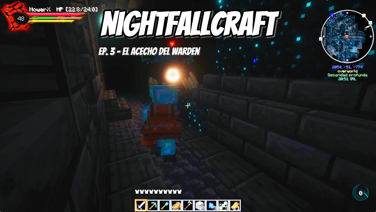 NightFallCraft Ep.- 3 El acecho del Warden