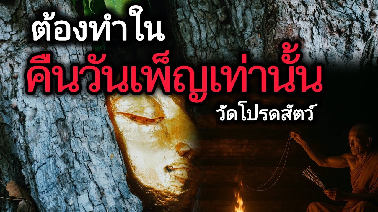 วัดโปรดสัตว์ น้ำมนต์ที่ต้องตักปีละครั้ง เเละต้องทำที่นี่เท่านั้น